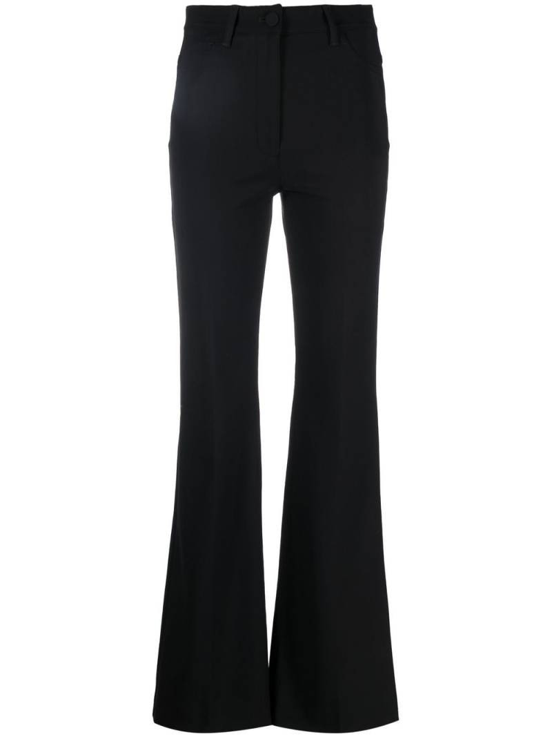 Theory high-waisted bootcut trousers - Black von Theory