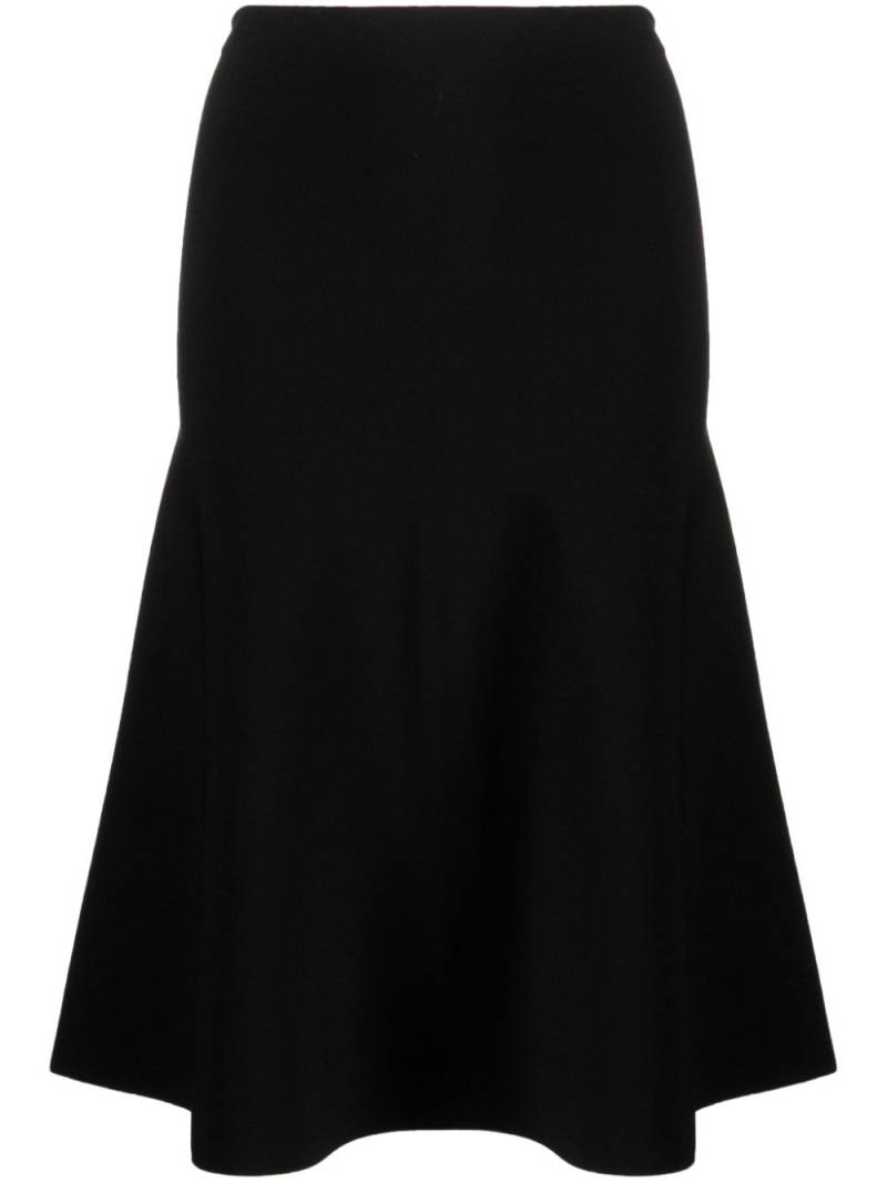 Theory high-waisted pull-on midi skirt - Black von Theory