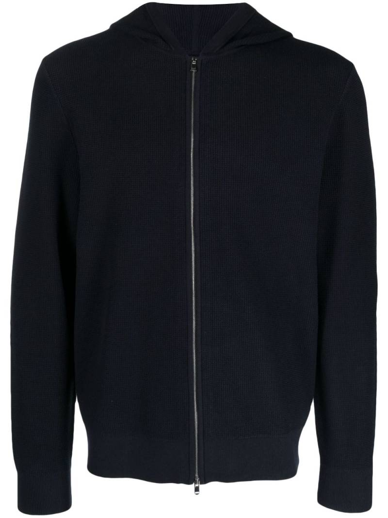 Theory long-sleeve zip-up hoodie - Blue von Theory