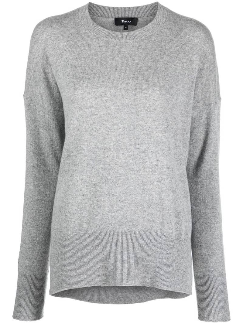 Theory melange-effect cashmere sweater - Grey von Theory