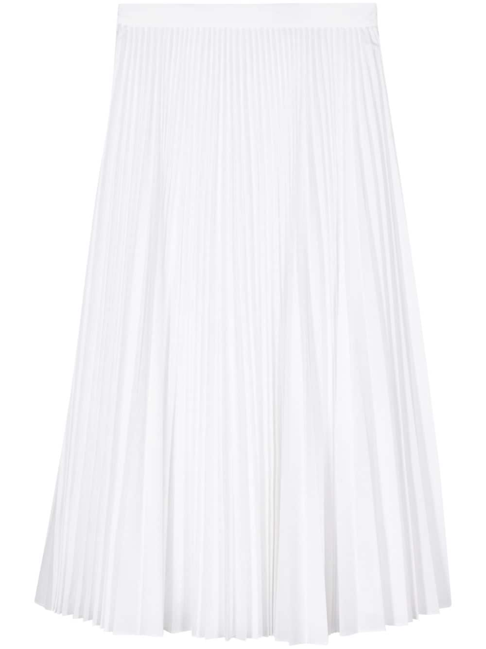 Theory pleated midi skirt - White von Theory