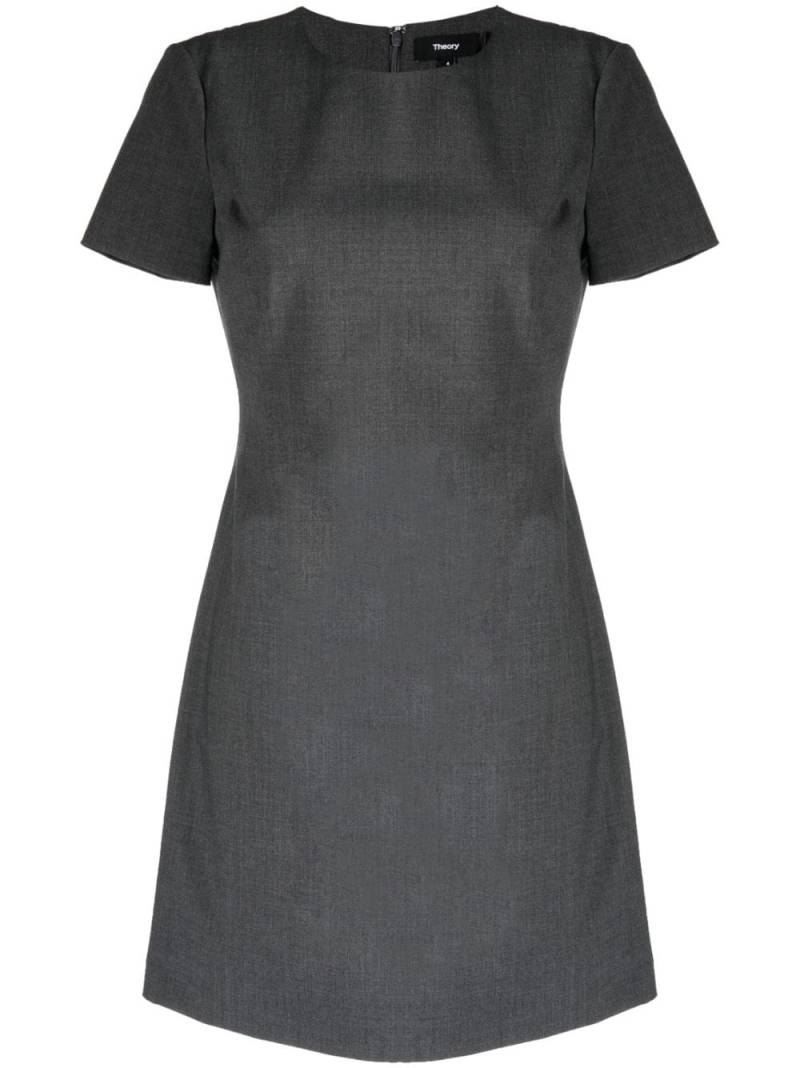 Theory round-neck short-sleeved dress - Grey von Theory