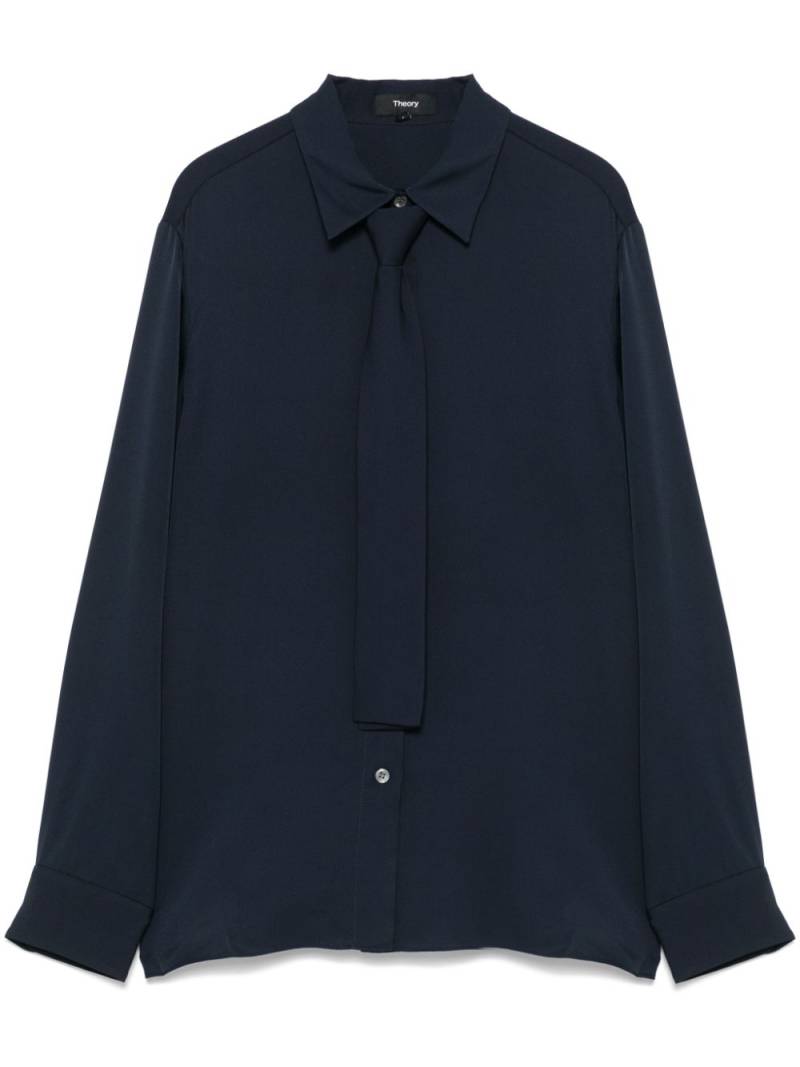 Theory silk shirt - Blue von Theory