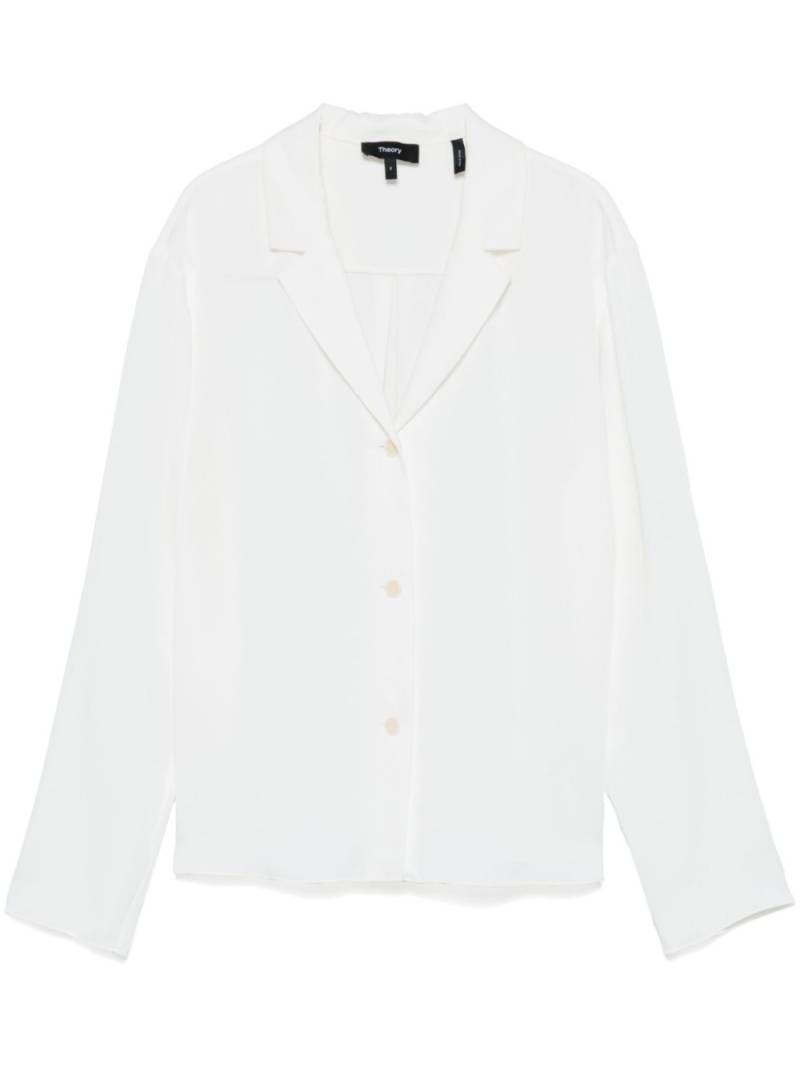 Theory silk shirt - White von Theory