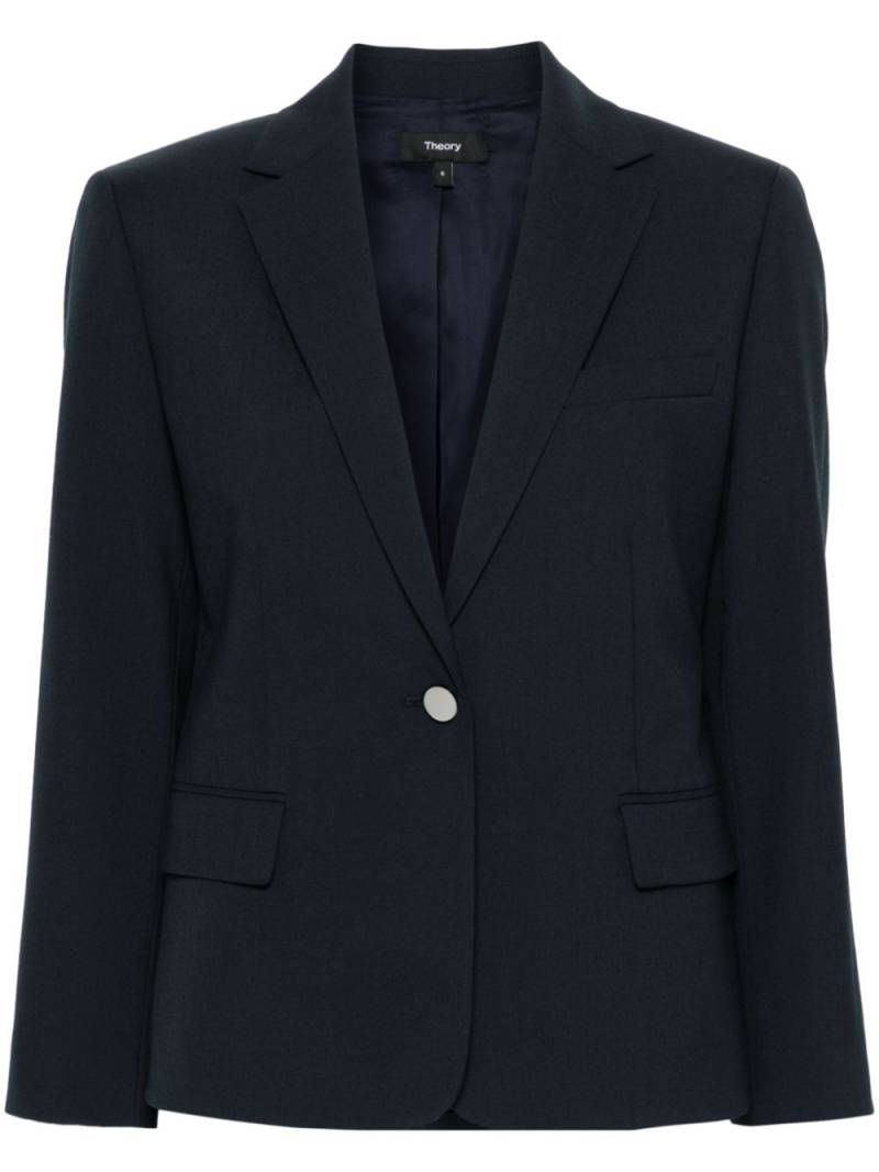 Theory single-breasted blazer - Blue von Theory