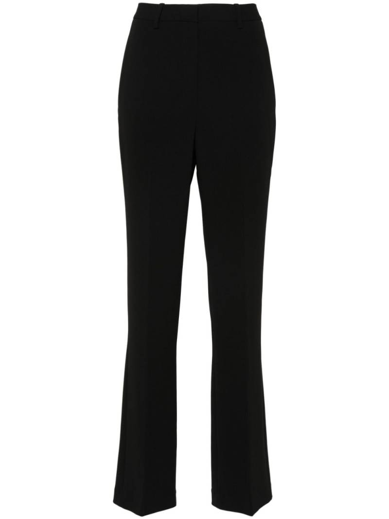 Theory straight-leg crepe trousers - Black von Theory