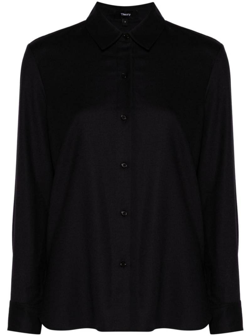 Theory virgin wool shirt - Blue von Theory