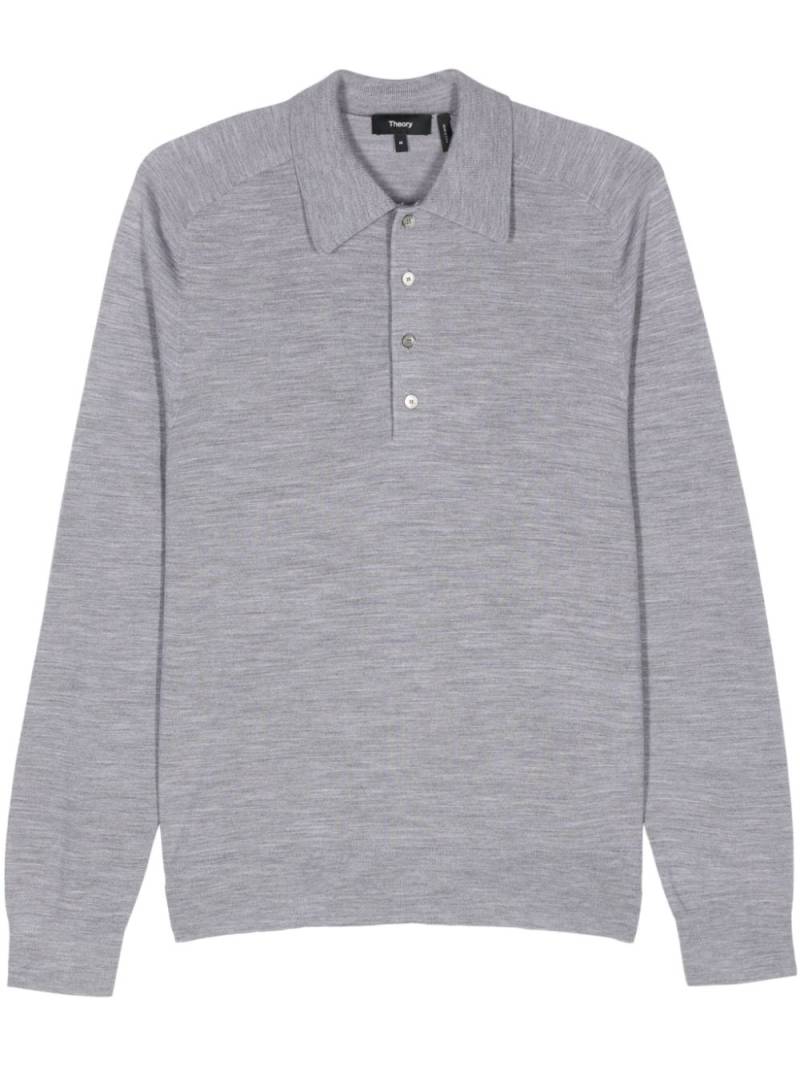 Theory wool polo shirt - Grey von Theory