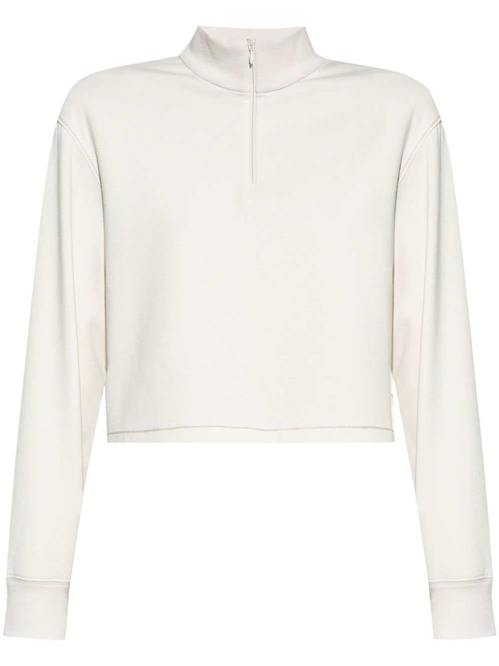 Theory zip-neck sweatshirt - White von Theory