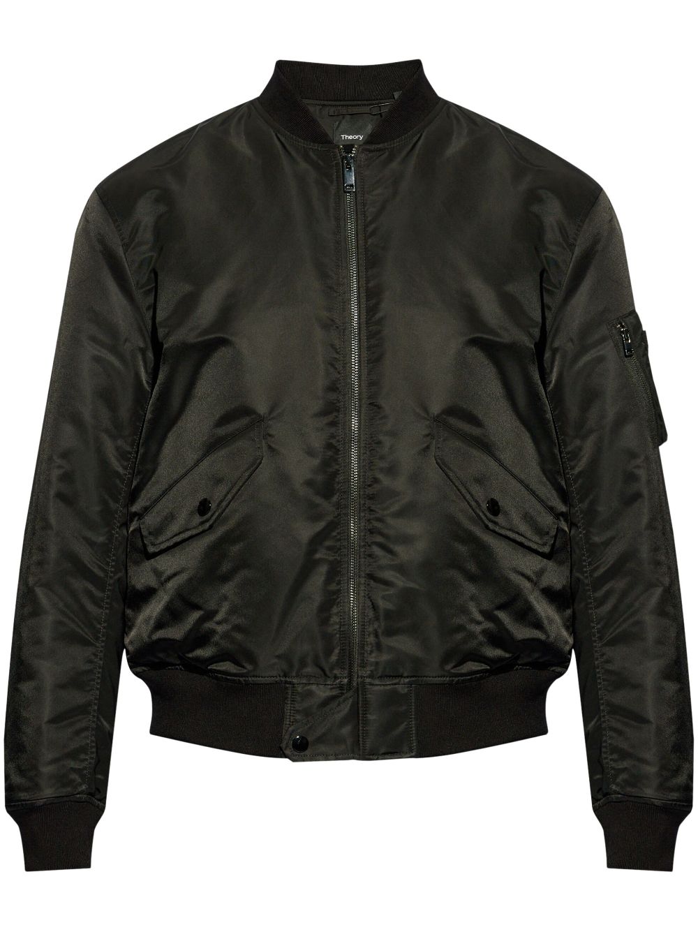 Theory zip-up bomber jacket - Black von Theory