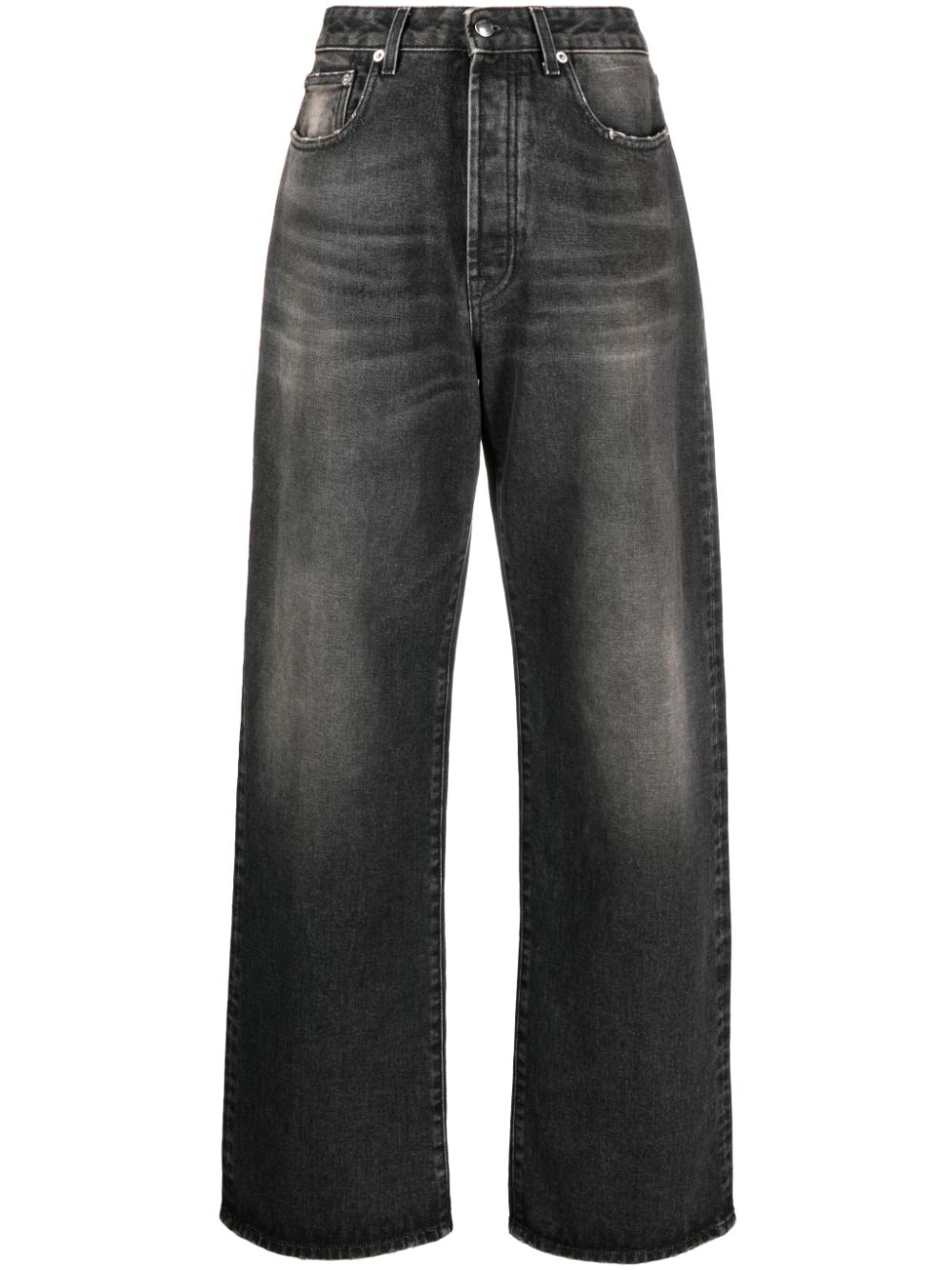 There Was One mid-rise wide-leg jeans - Grey von There Was One
