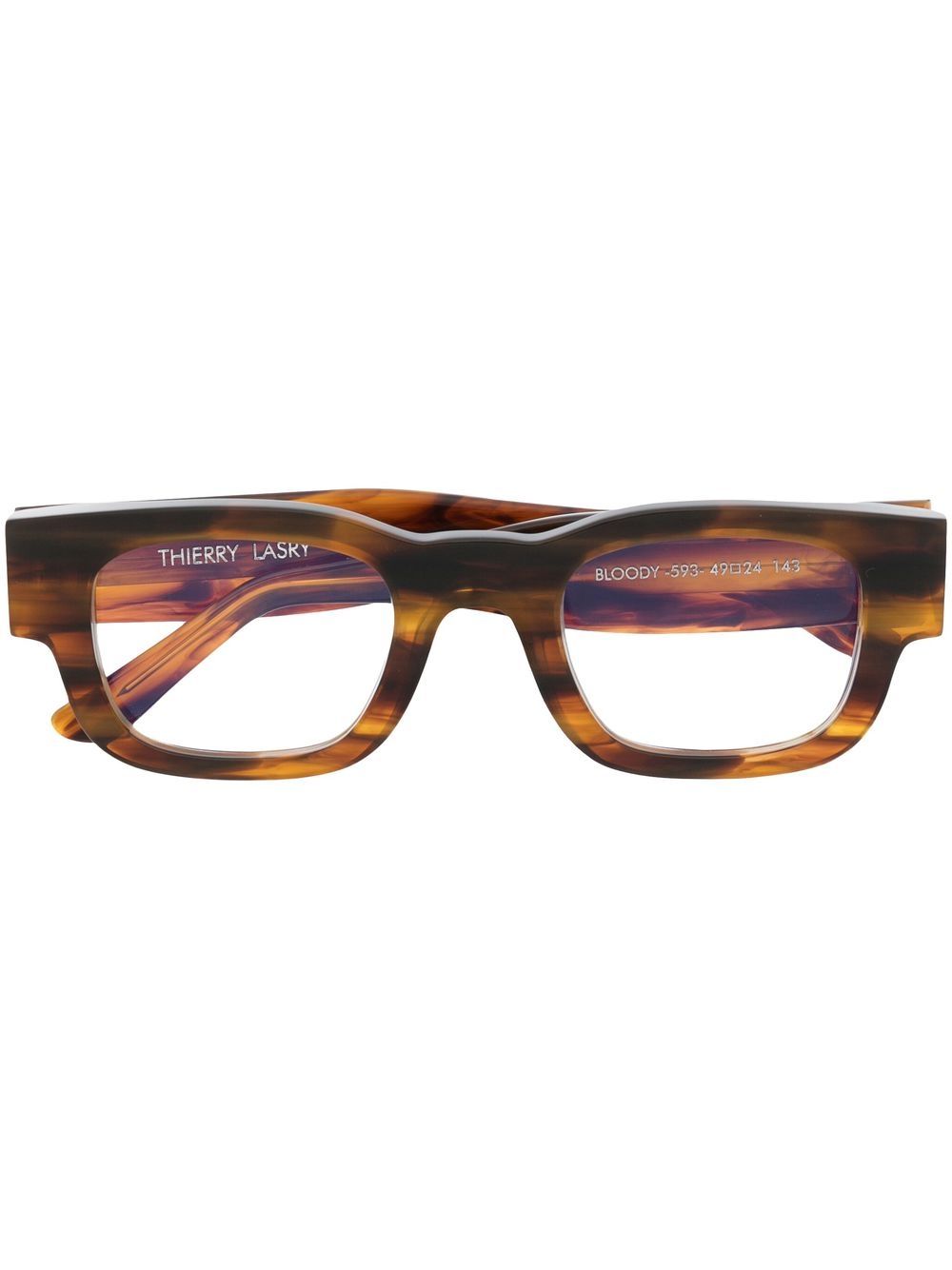 Thierry Lasry Bloody optical glasses - Brown von Thierry Lasry