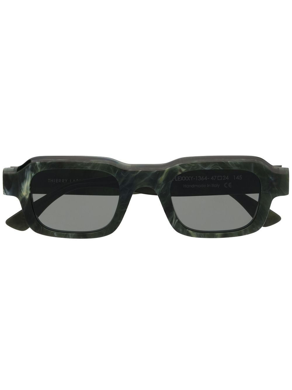 Thierry Lasry Flexxxy rectangle-frame sunglasses - Green von Thierry Lasry