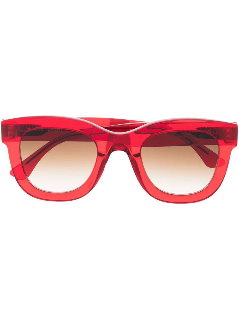 Thierry Lasry Gambly square-frame sunglasses - Red von Thierry Lasry