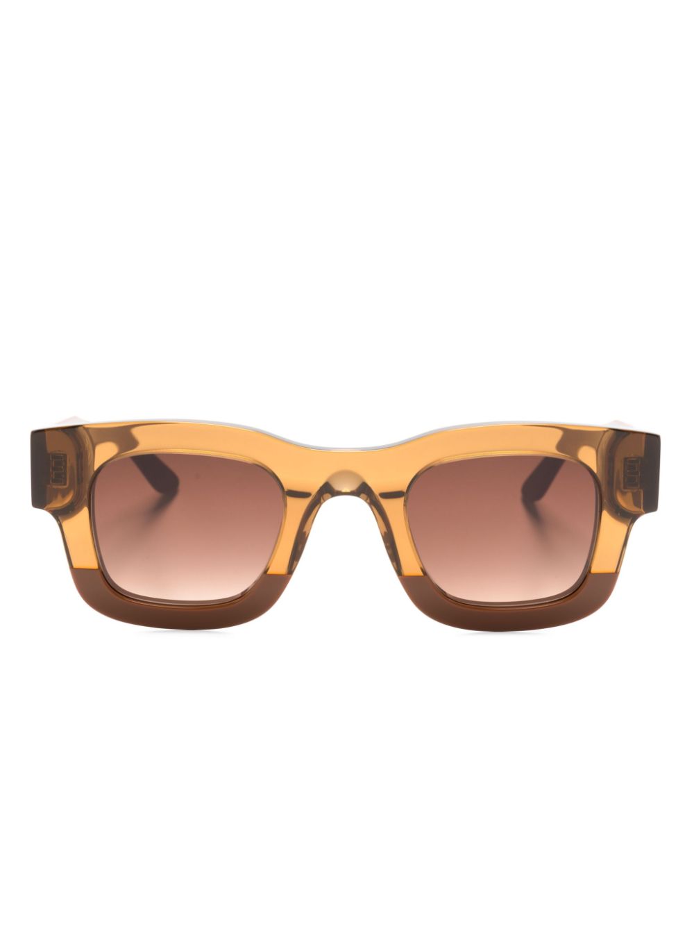 Thierry Lasry Insanity square-frame sunglasses - Brown von Thierry Lasry