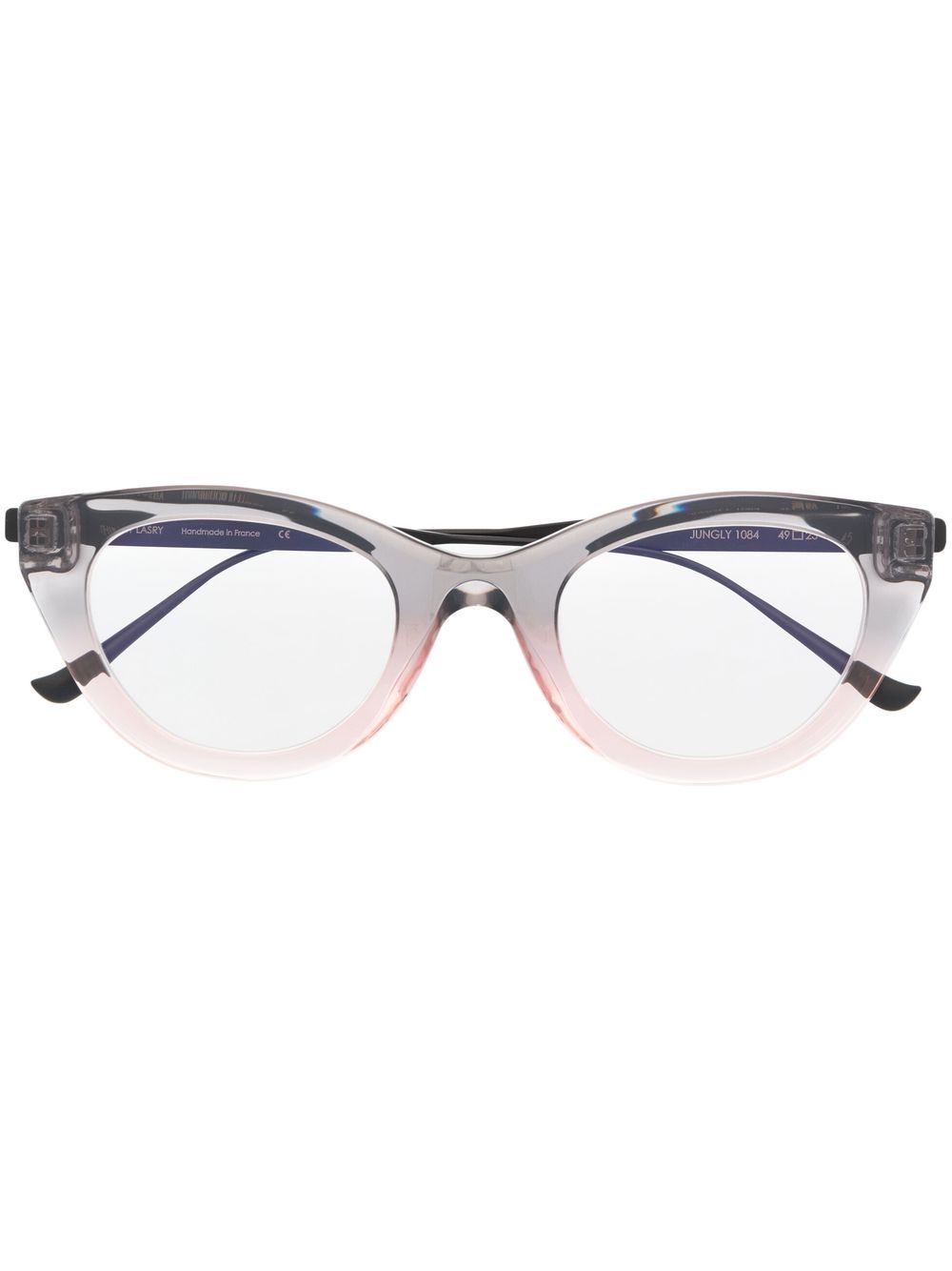 Thierry Lasry gradient-effect square glasses - Black von Thierry Lasry