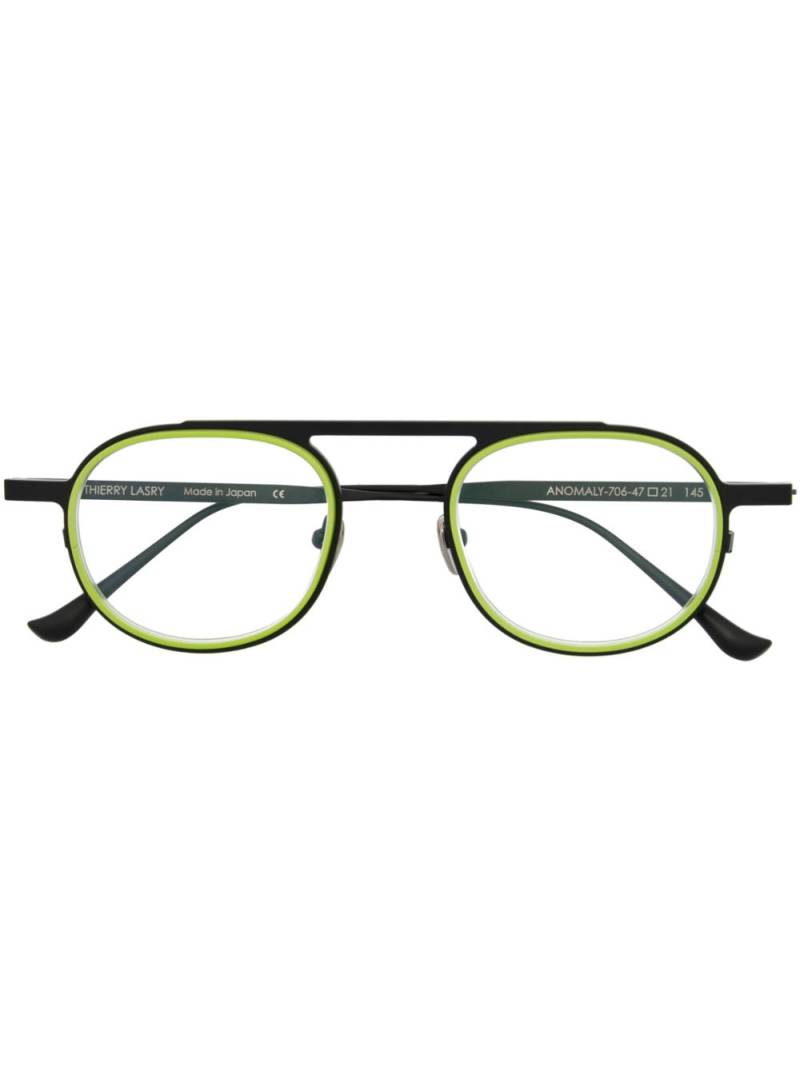 Thierry Lasry round-frame glasses - Black von Thierry Lasry