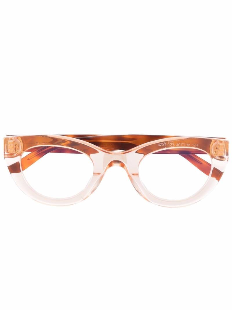 Thierry Lasry tortoise cat-eye glasses - Orange von Thierry Lasry