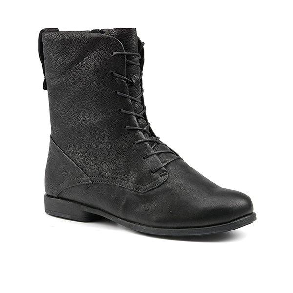 Agrat Lammfell-39 Damen Schwarz 39 von Think