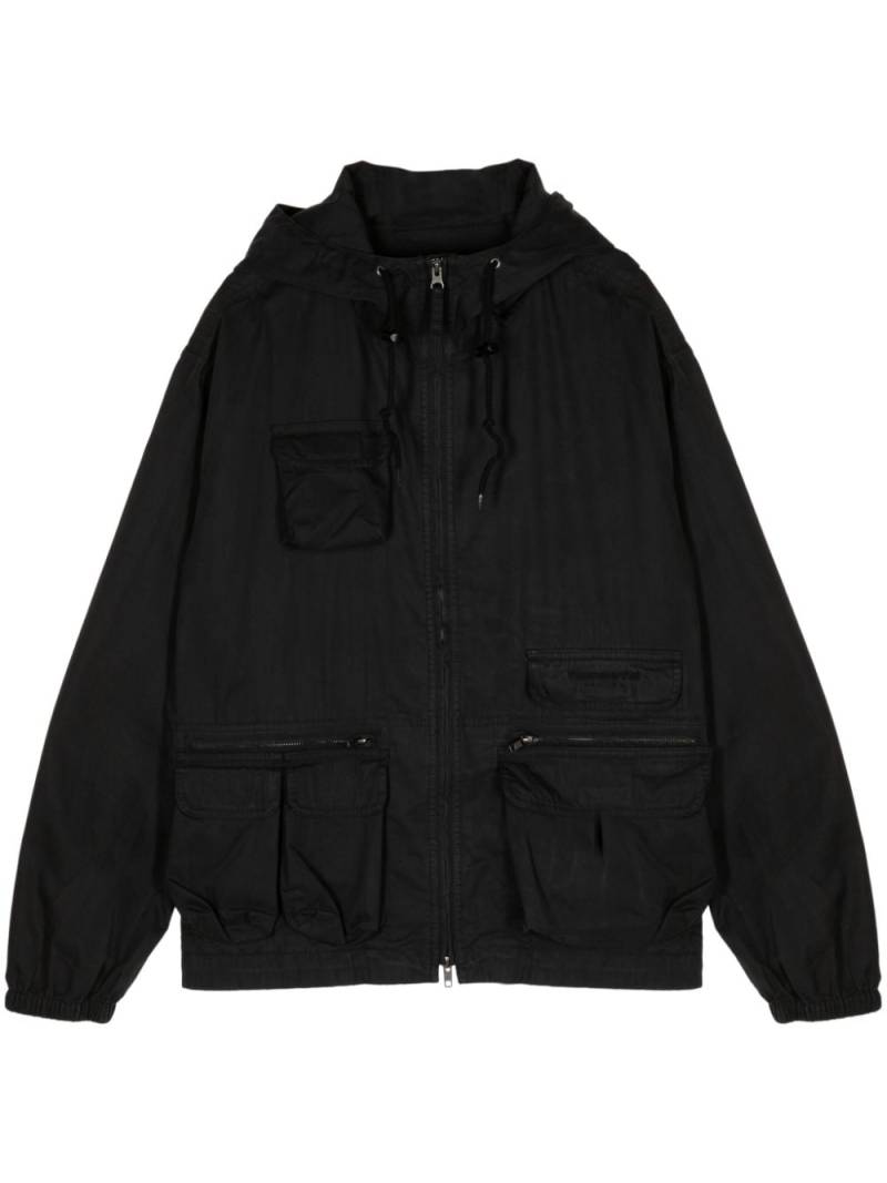 This Is Never That zip-up utility jacket - Black von This Is Never That