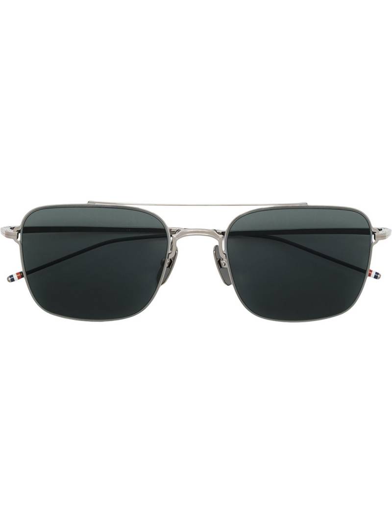 Thom Browne Eyewear TB120 pilot-frame sunglasses - Black von Thom Browne Eyewear