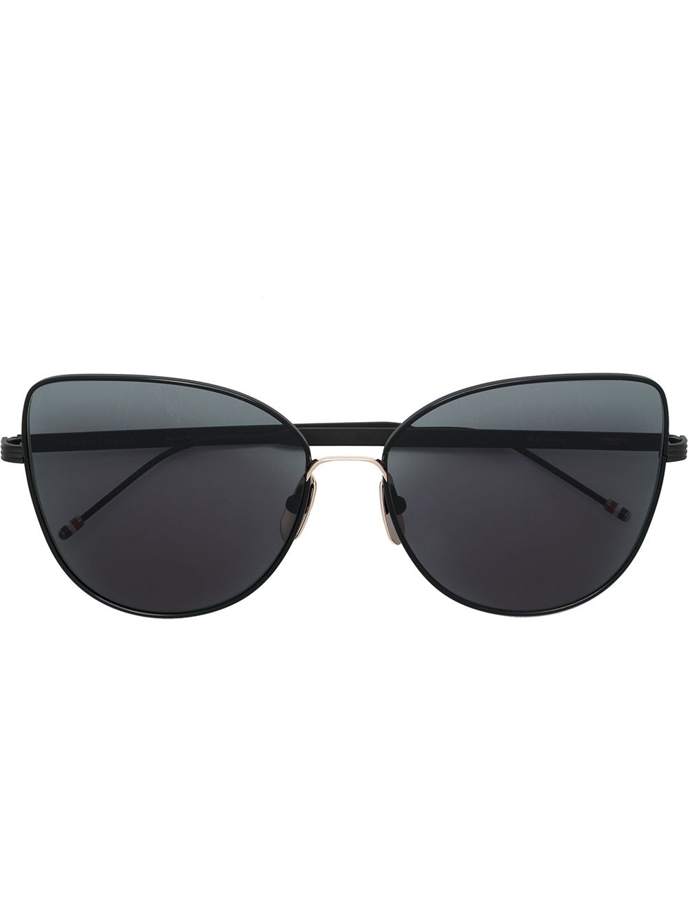 Thom Browne Eyewear TB121 cat-eye frame sunglasses - Black von Thom Browne Eyewear