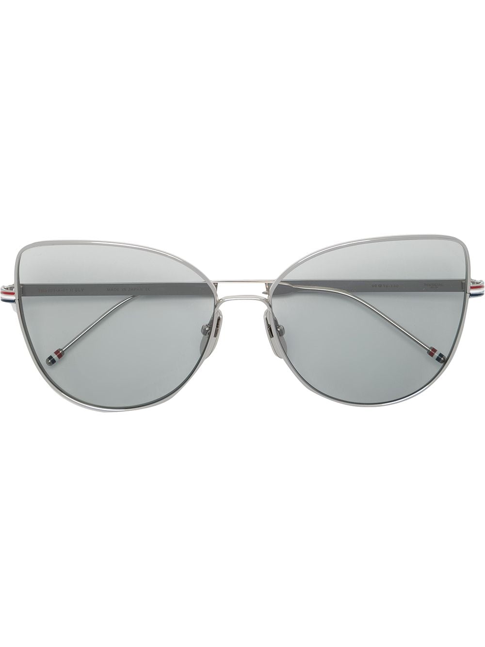 Thom Browne Eyewear TB121 cat-frame sunglasses - Black von Thom Browne Eyewear