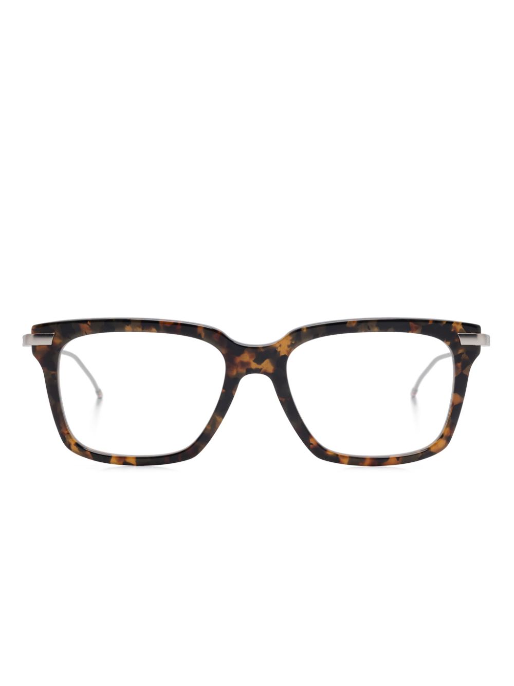 Thom Browne Eyewear tortoiseshell effect square-frame glasses von Thom Browne Eyewear