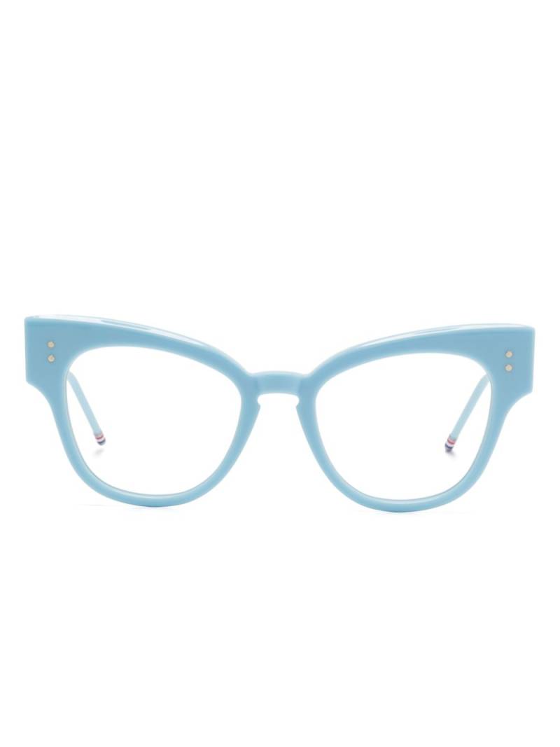 Thom Browne Eyewear cat-eye glasses - Blue von Thom Browne Eyewear