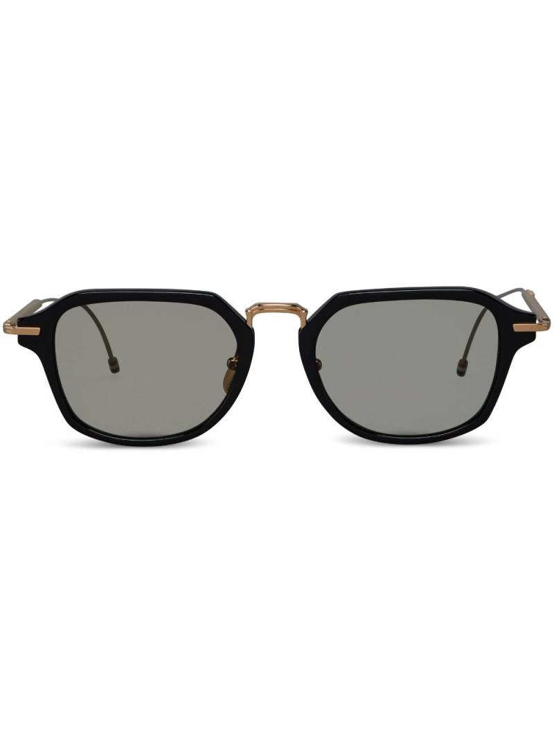 Thom Browne Eyewear geometric-frame tinted sunglasses - Black von Thom Browne Eyewear