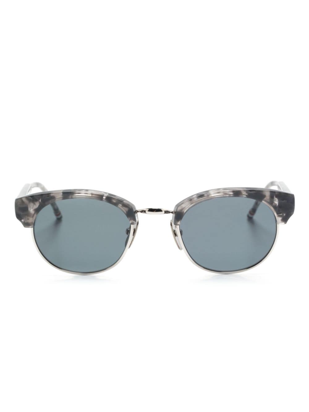 Thom Browne Eyewear oval-frame sunglasses - Grey von Thom Browne Eyewear