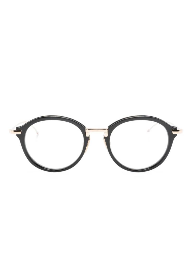 Thom Browne Eyewear pantos-frame clear glasses - Black von Thom Browne Eyewear