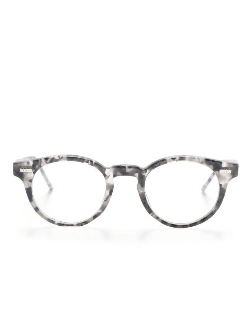 Thom Browne Eyewear pantos-frame glasses - Grey von Thom Browne Eyewear