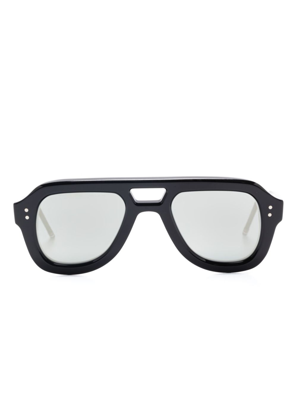 Thom Browne Eyewear pilot-frame sunglasses - Black von Thom Browne Eyewear