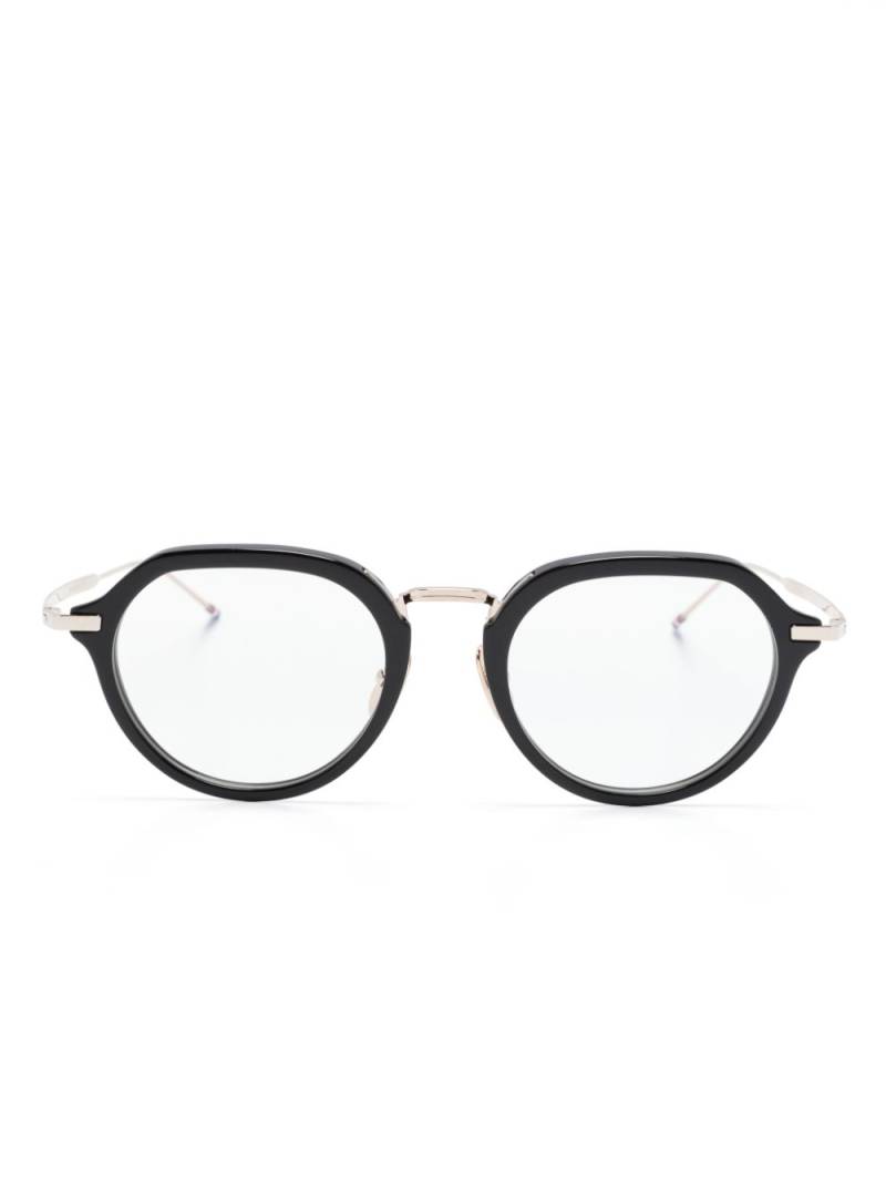 Thom Browne Eyewear round-frame glasses - Black von Thom Browne Eyewear