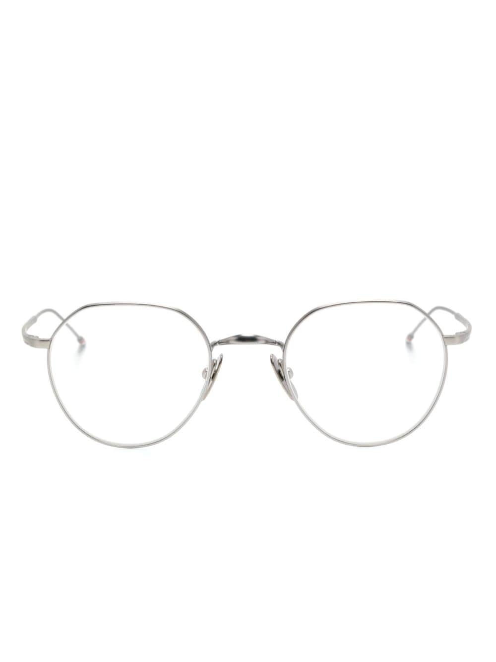 Thom Browne Eyewear round-frame glasses - Grey von Thom Browne Eyewear