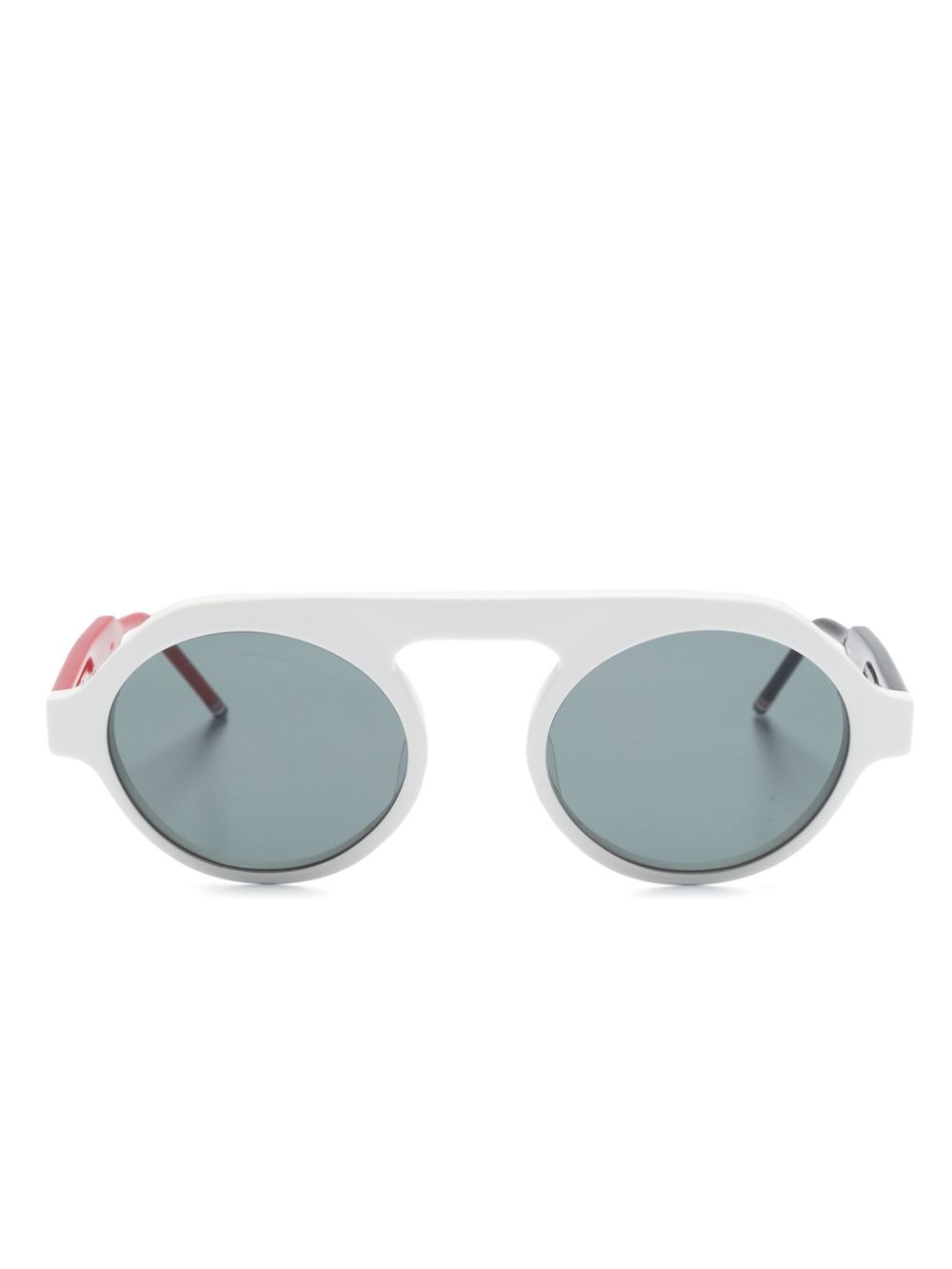 Thom Browne Eyewear round-frame sunglasses - White von Thom Browne Eyewear