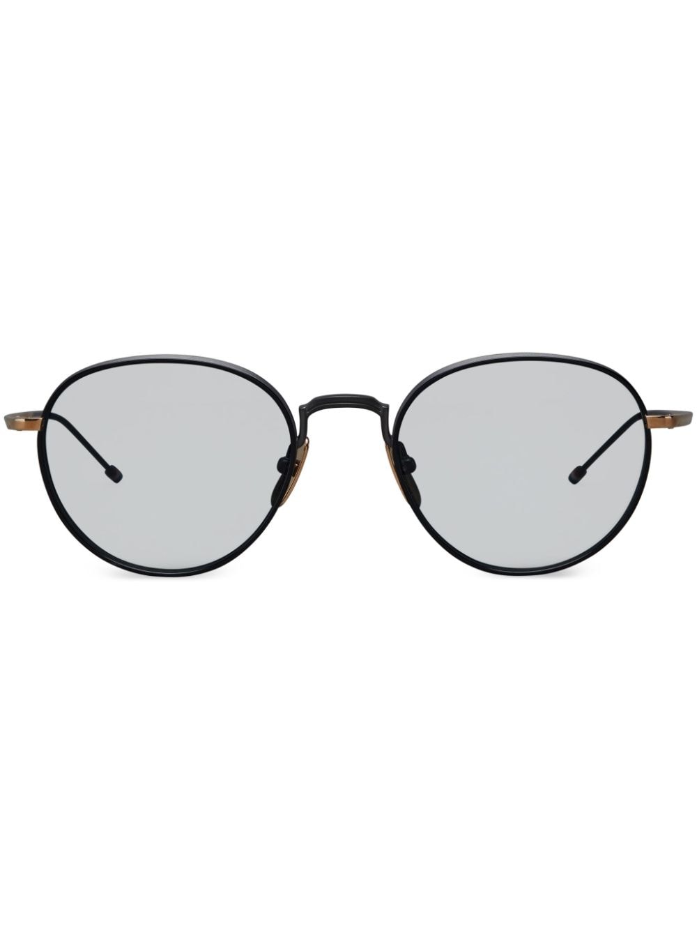 Thom Browne Eyewear round-frame tinted sunglasses - Black von Thom Browne Eyewear