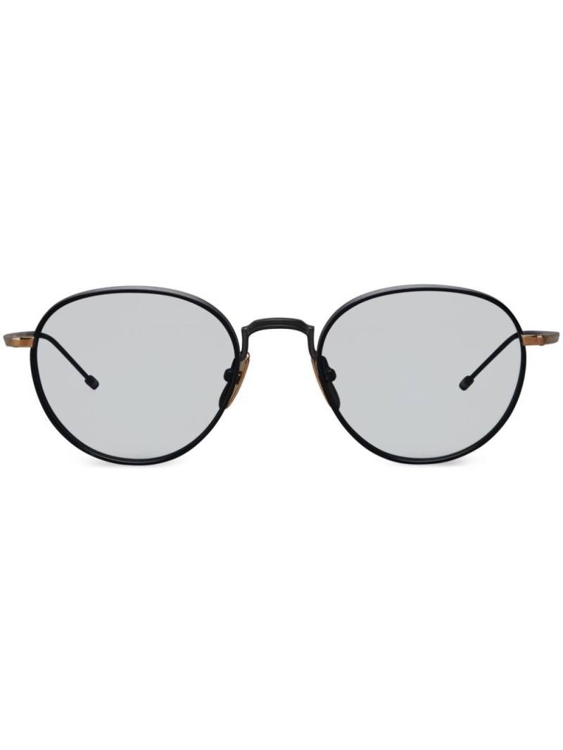 Thom Browne Eyewear round-frame tinted sunglasses - Black von Thom Browne Eyewear