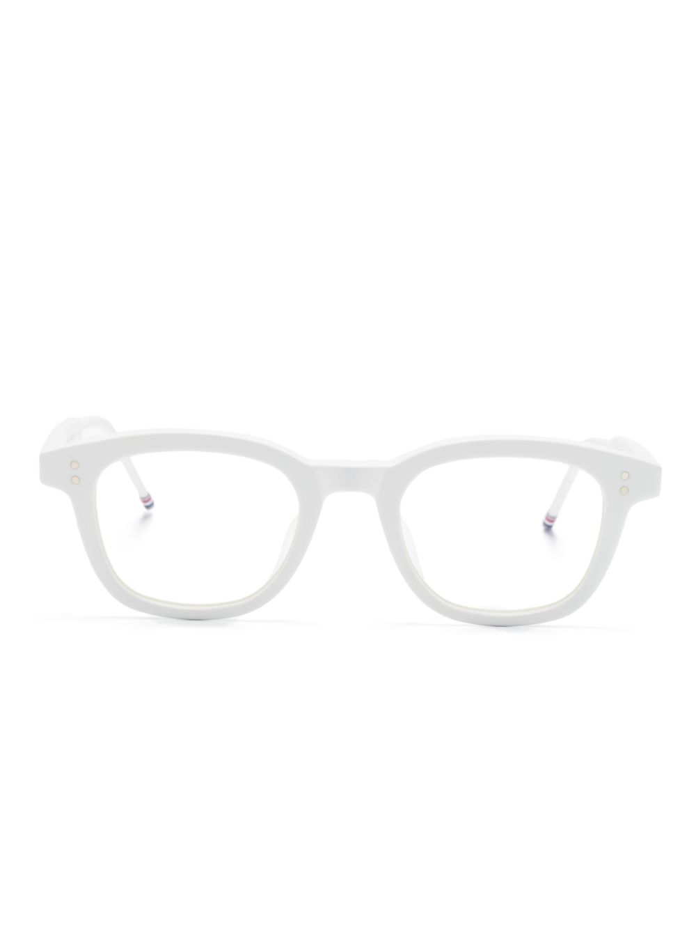 Thom Browne Eyewear square-frame glasses - White von Thom Browne Eyewear