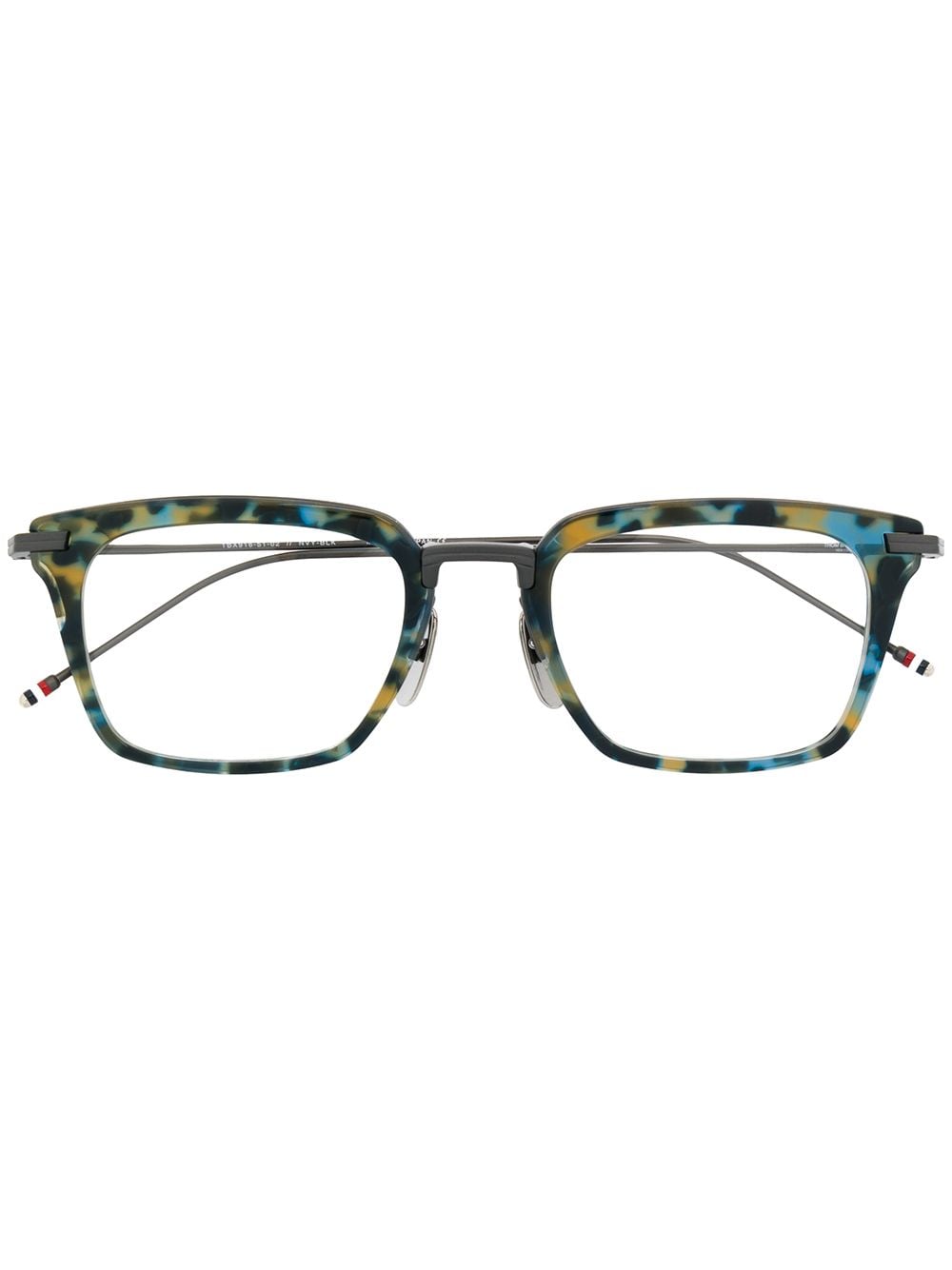 Thom Browne Eyewear tortoiseshell effect glasses - Grey von Thom Browne Eyewear