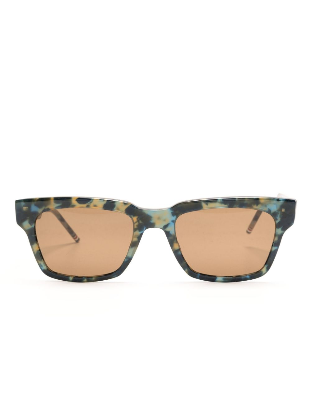 Thom Browne Eyewear tortoiseshell-effect square sunglasses - Multicolour von Thom Browne Eyewear