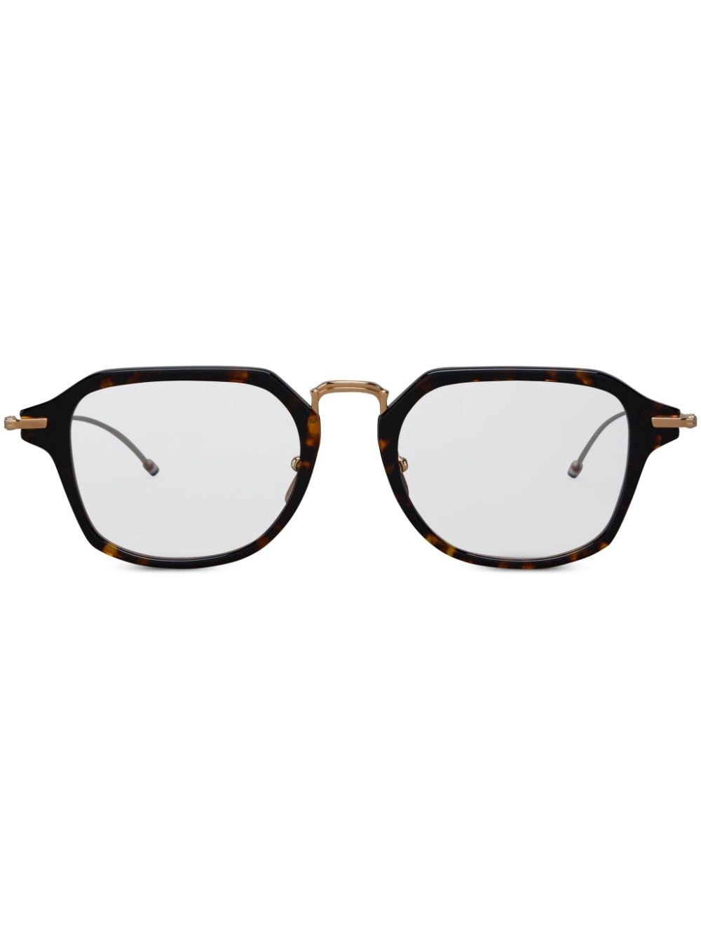 Thom Browne Eyewear tortoiseshell rectangle-frame glasses von Thom Browne Eyewear