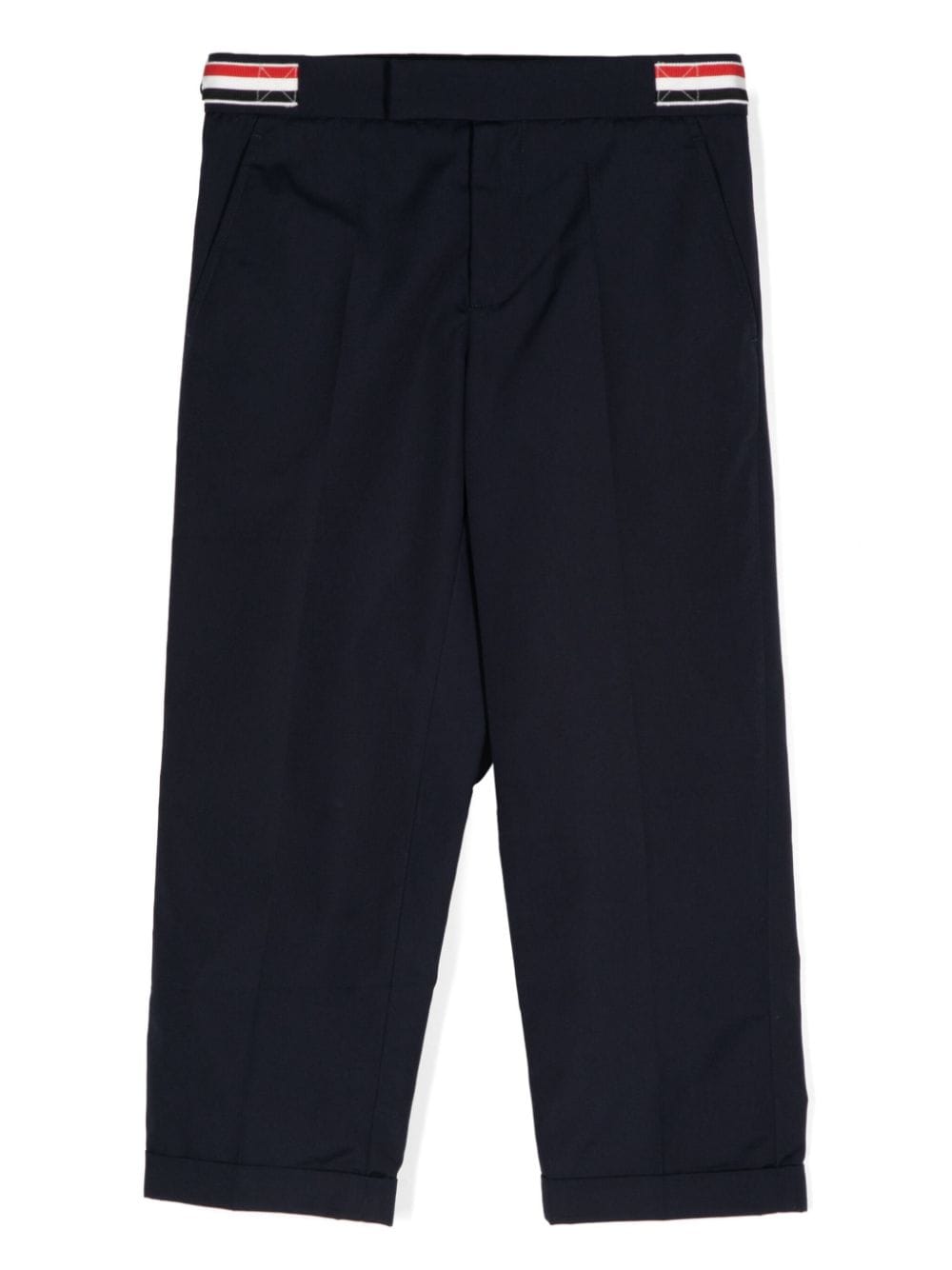 Thom Browne Kids RWB-stripe tailored trousers - Blue von Thom Browne Kids