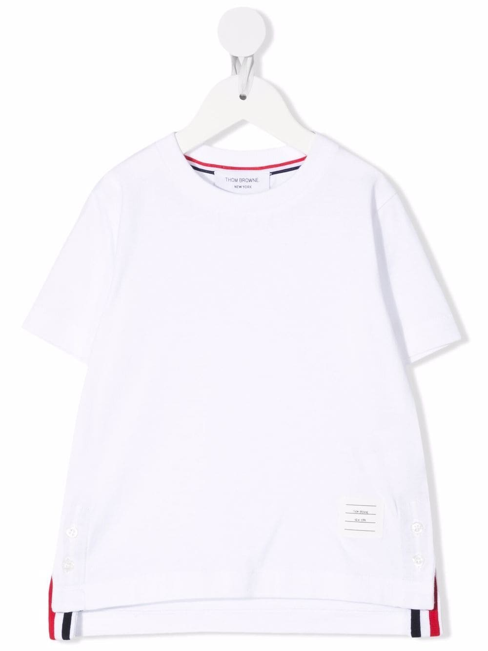 Thom Browne Kids cotton jersey crewneck T-shirt - White von Thom Browne Kids