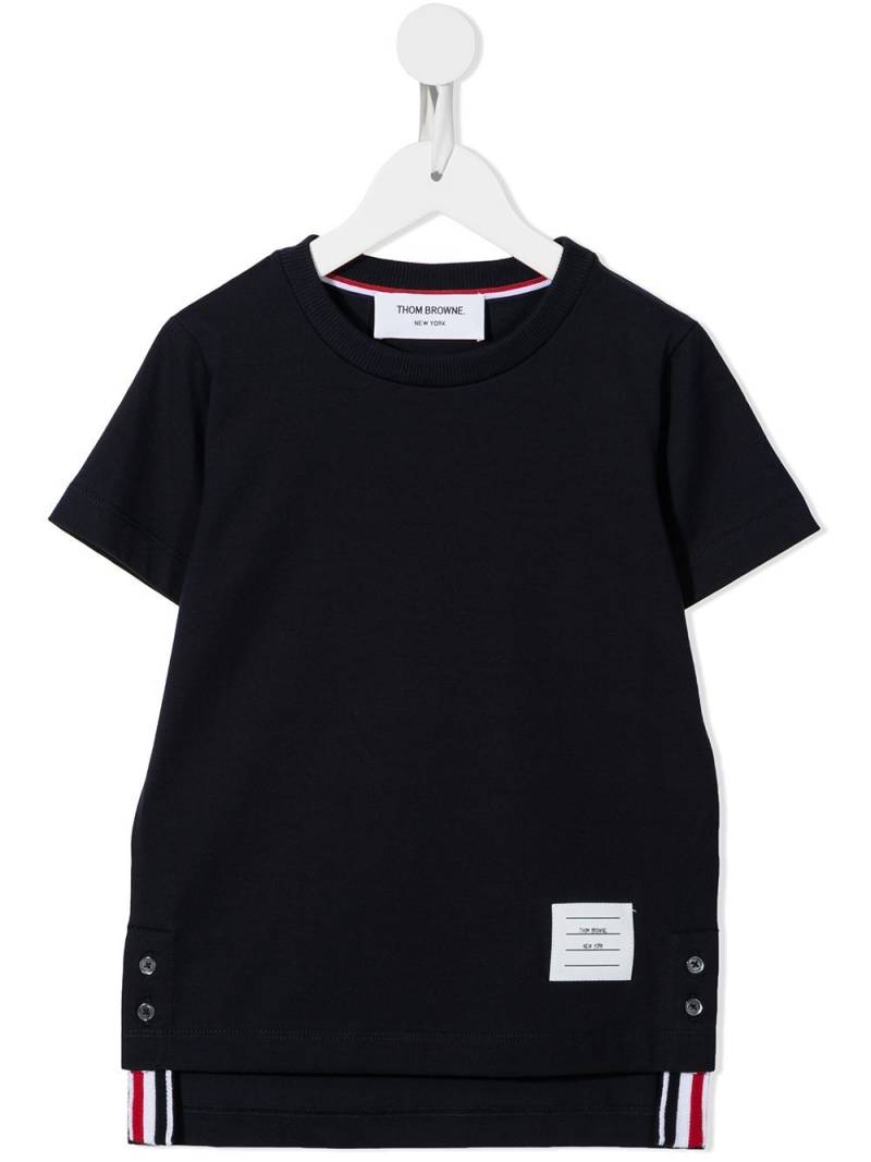 Thom Browne Kids jersey short sleeve T-shirt - Blue von Thom Browne Kids