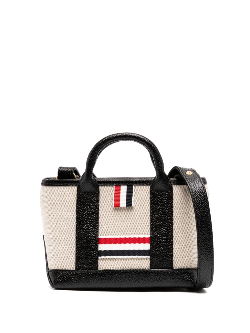 Thom Browne Kids leather bag - Black von Thom Browne Kids