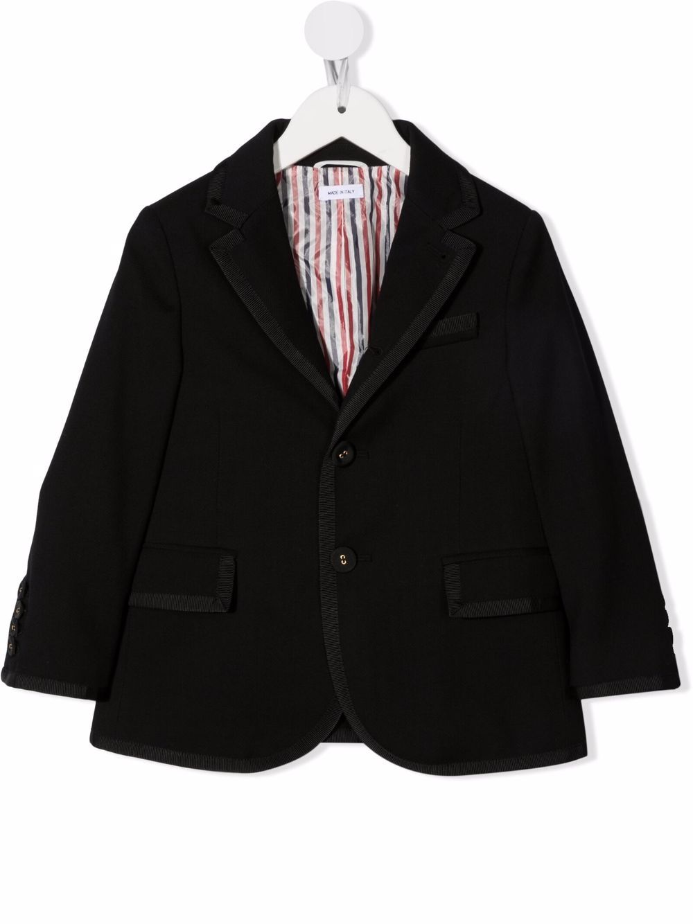 Thom Browne Kids single-breasted wool blazer - Black von Thom Browne Kids