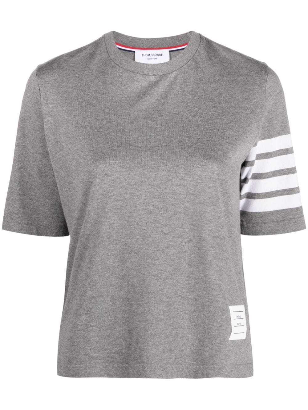 Thom Browne 4-Bar Stripe 2003-print T-shirt - Grey von Thom Browne