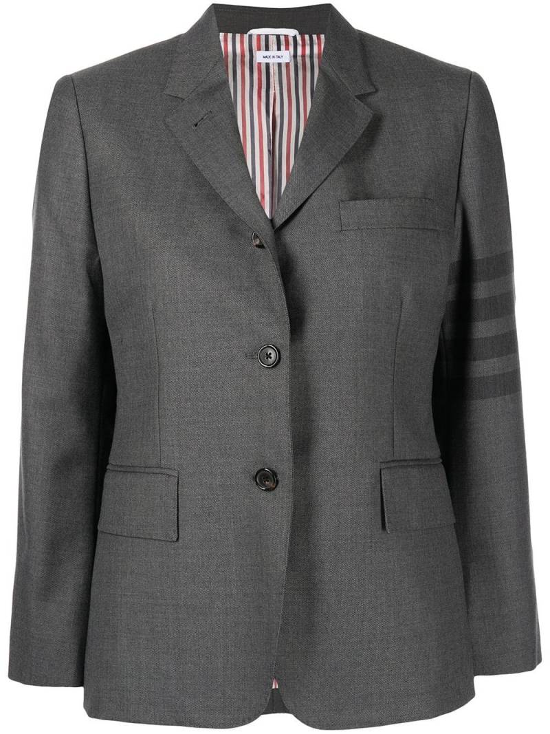 Thom Browne 4-Bar single-breasted blazer - Grey von Thom Browne